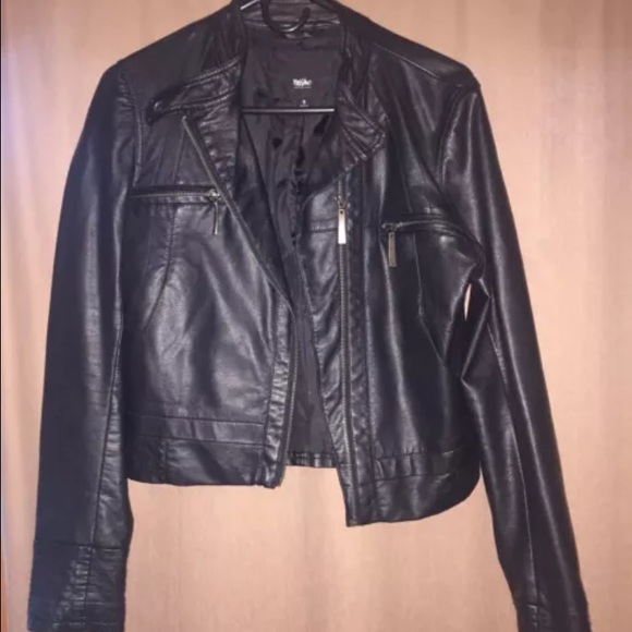 Mossimo black leather jacket