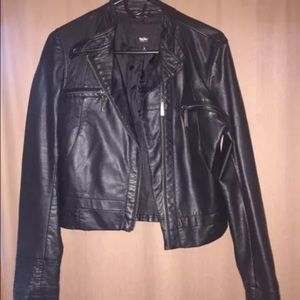 Mossimo black leather jacket