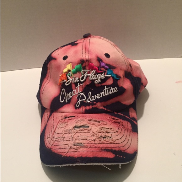 Bleach Six flags dad hat.