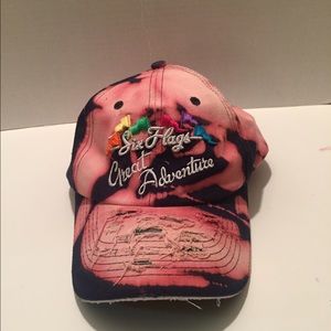 Bleach Six flags dad hat.
