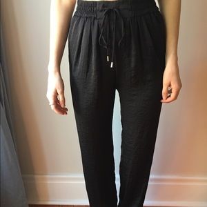 Black flowy pants