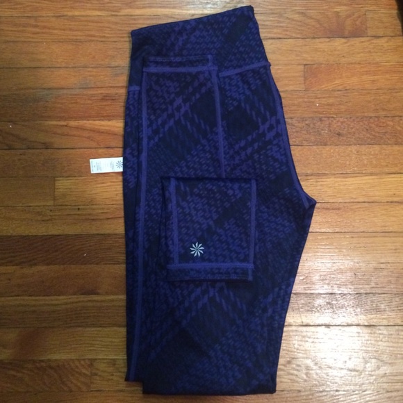 Athleta reversible compression pants.