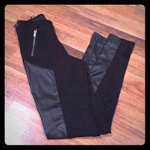 💫 H&M 💫Like new faux leather leggings!