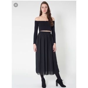 Chiffon maxi skirt like new !