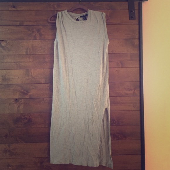 Forever 21 grey sleeveless dress
