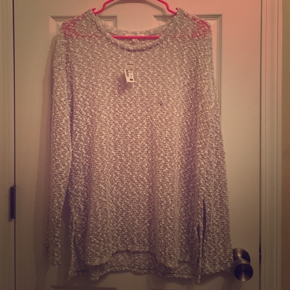 White & Silver Sweater