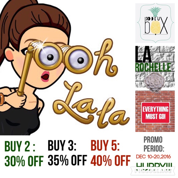 LAST DAY 12.20.16! MY CHRISTMAS SALE!!!