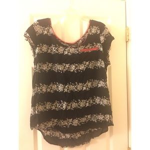 Torrid Black Tunic with back Cutout