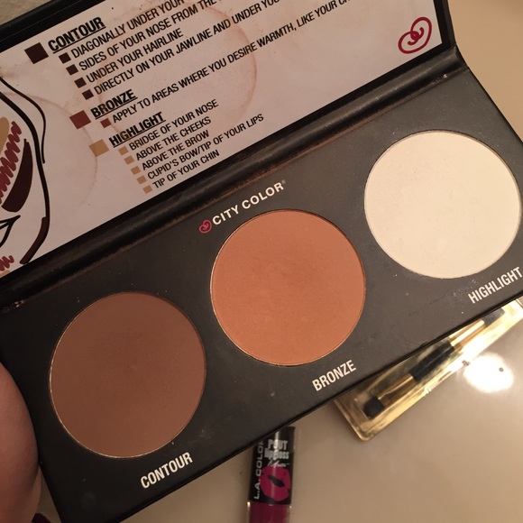 Contour, lipstick, eyeshadow (makeup bundle) - Picture 4 of 4
