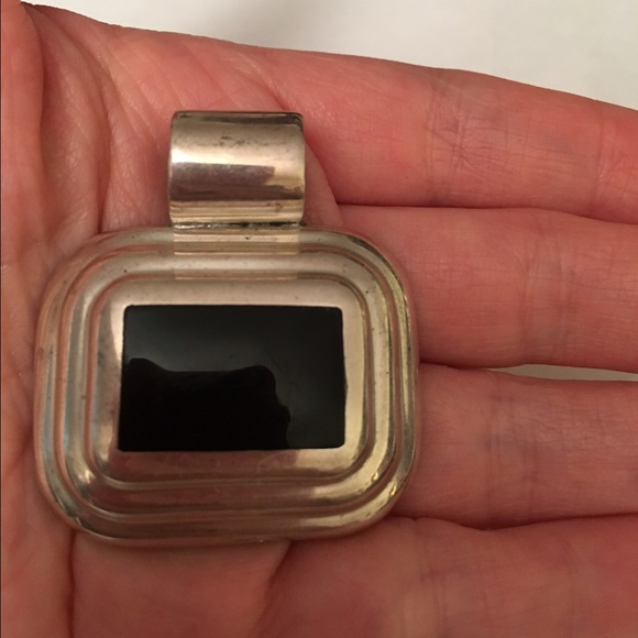 Big Statement Black Onyx Pendant - image 3