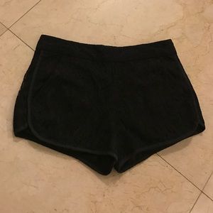 French Connection Black Lace Shorts Size 2