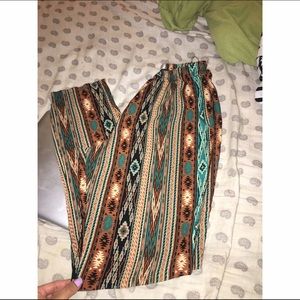 Very cute tribal print high waisted pants