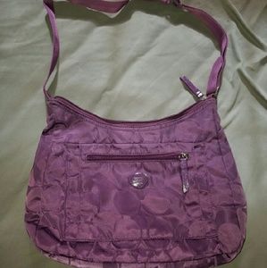 Coach purple handbag
