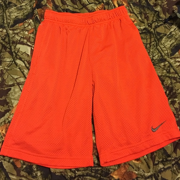 Nike Neon Orange or / Orange Gym Shorts🍊😍