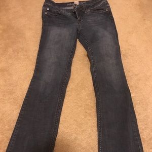 Boot cut medium denim jeans