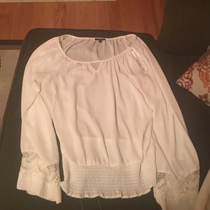 Pretty white professional blouse