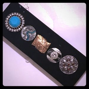 Set of 5 Paparazzi rings
