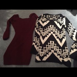 Sweater dresses