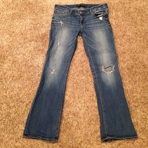 Express jeans Barely Boot Stella low rise 10 short