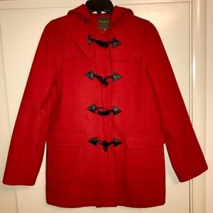 Madewell Red Toggle Peacoat