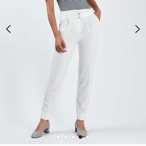 TOPSHOP Tall Belted Peg Trouser