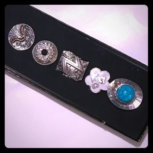 Set of 5 Paparazzi Rings