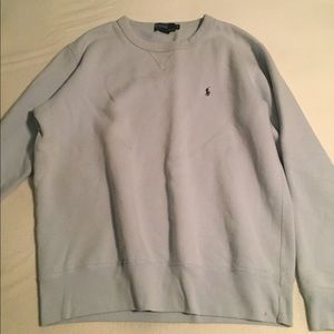 Men's Polo medium light blue sweatshirt