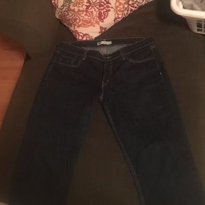 Levi's dark denim jeans