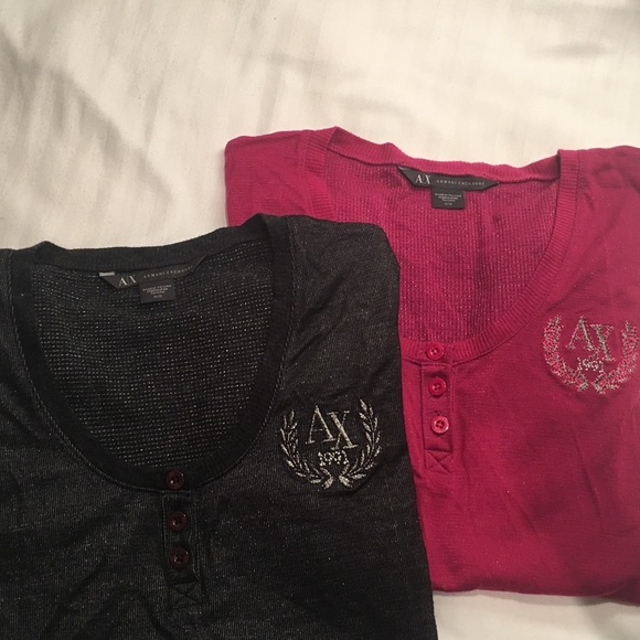 A|X Long Sleeve Shirts Bundle • Gray & Pink