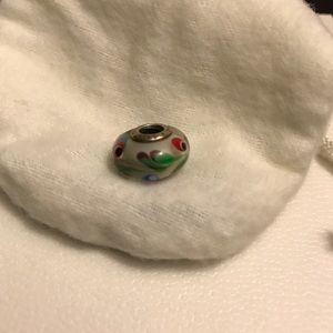 Glass Pandora Charm