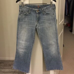 7 for all mankind cropped jeans