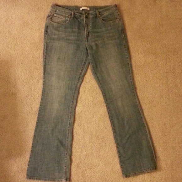NEW Levis 515 Boot Cut Jeans SZ14 Long Mid Rise - Picture 1 of 3