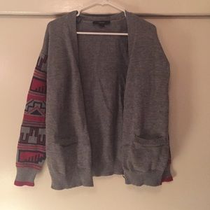 Knit cardigan sweater