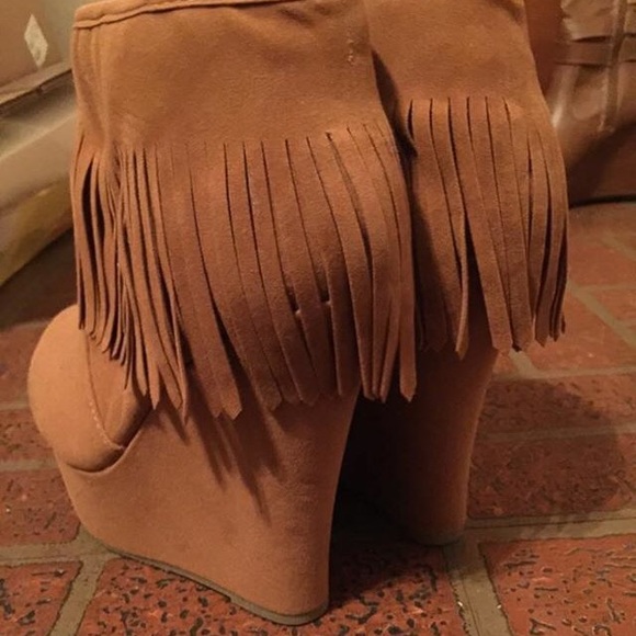 Moccasin Wedge Booties