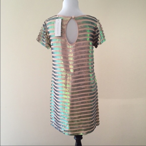 French Connection Sequin Short Sleeve Dress - Picture 2 of 4