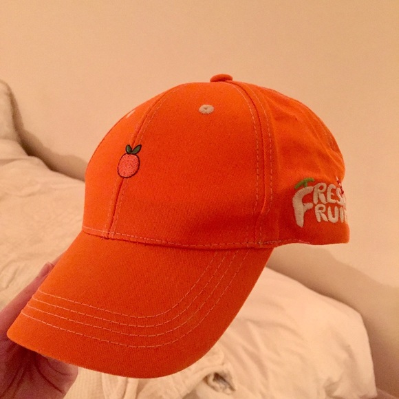 Orange fruit 🍊 baseball cap hat