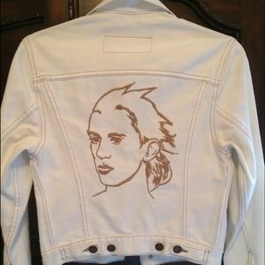 Jeremy Scott Moschino Paris Runway Denim Jacket XS