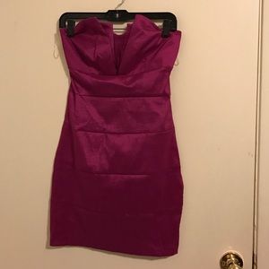 💜Magenta Strapless Dress💜