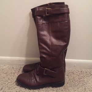 Brown Knee High Boots