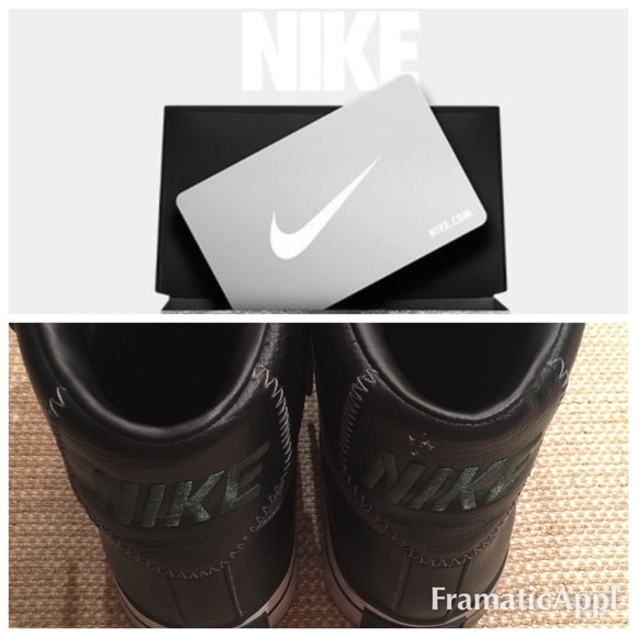 ❌price drop❌Nike leather high tops.