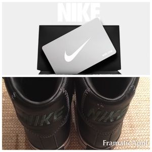 ❌price drop❌Nike leather high tops.