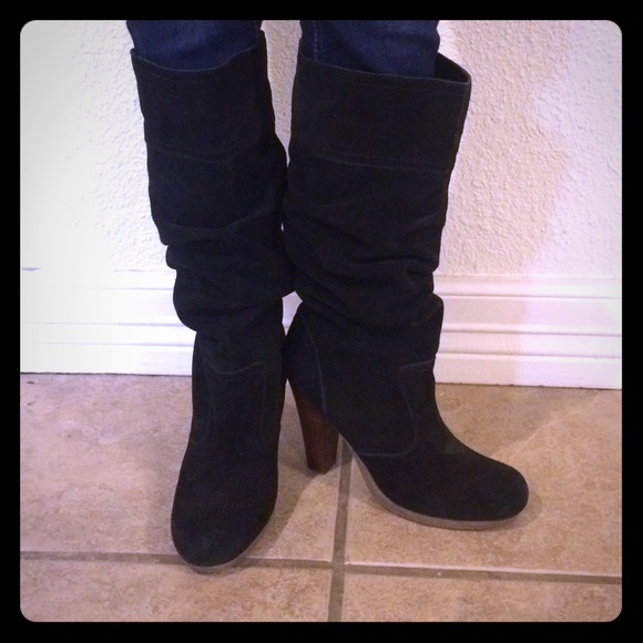 Black Slouch Boot