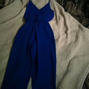 Royal blue jumpsuit