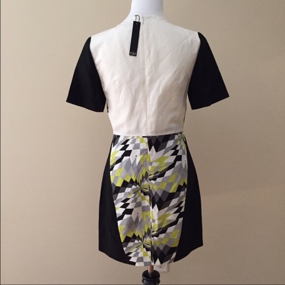 Tibi Silk Linen Isosceles Dress - Picture 2 of 4