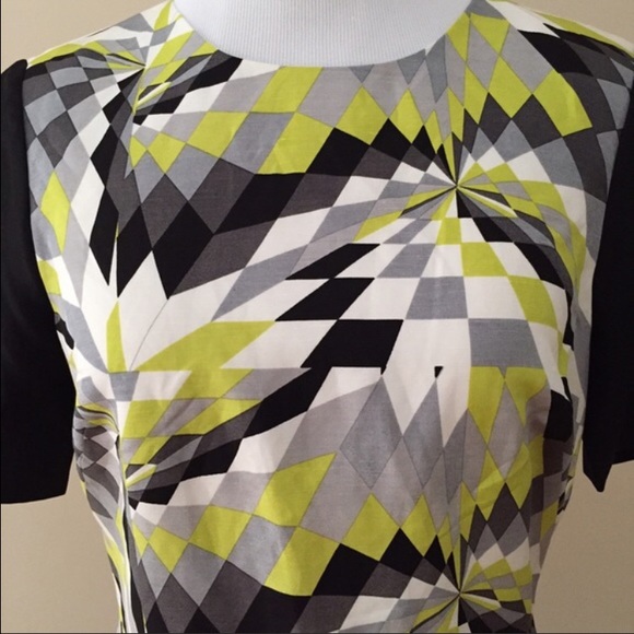 Tibi Silk Linen Isosceles Dress - Picture 3 of 4