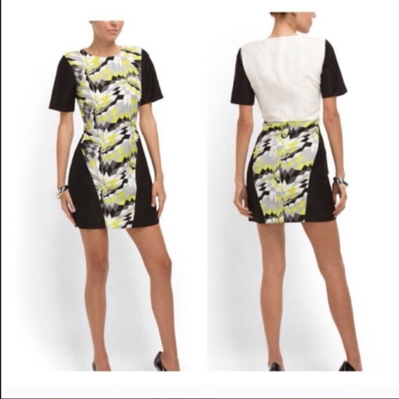 Tibi Silk Linen Isosceles Dress - Picture 4 of 4