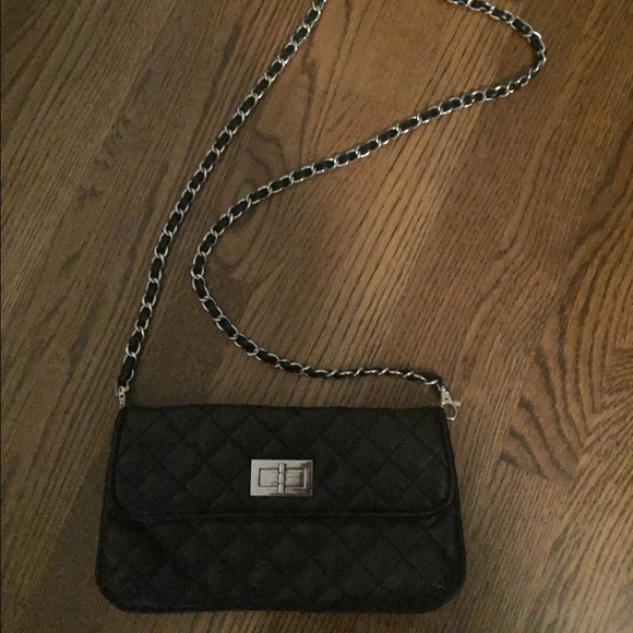 TOPSHOP quilted pleather cross body
