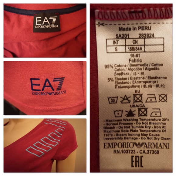 EA7 Emporio Armani Unique women's  short sleeve - Picture 4 of 4