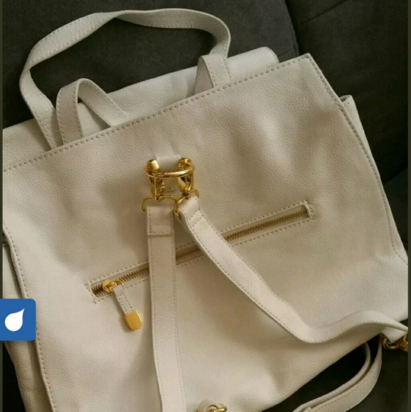 Joy and Iman Leather Convertible Backpack