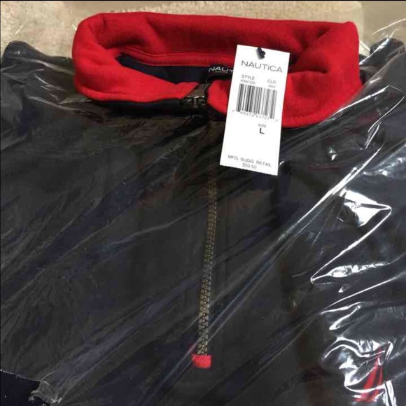 Nautical Pullover Jacket LG - Picture 3 of 3